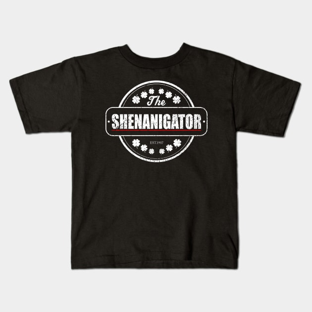 Shenanigator , St Patricks day Merch Kids T-Shirt by TSHIRT PLACE